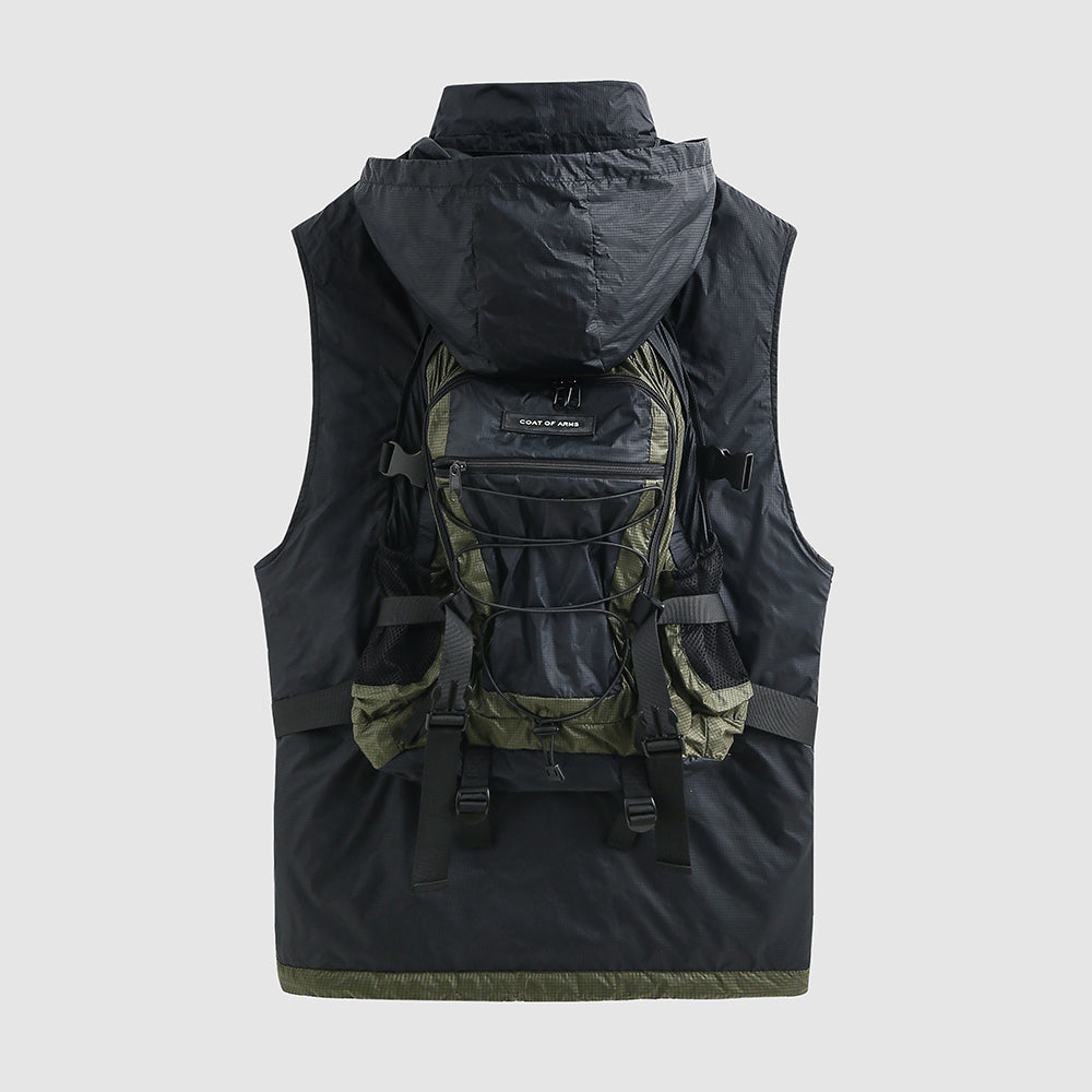 美品☆Back Channel NYLON VEST Back Pack Vest – Coat of Arms